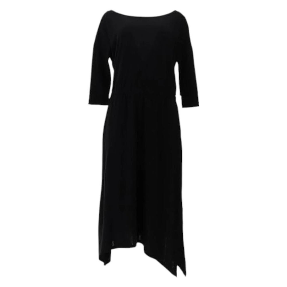 Brittany Humble B.E. Women's Ready Dolman Sleeve Midi Dress Black - Petite
